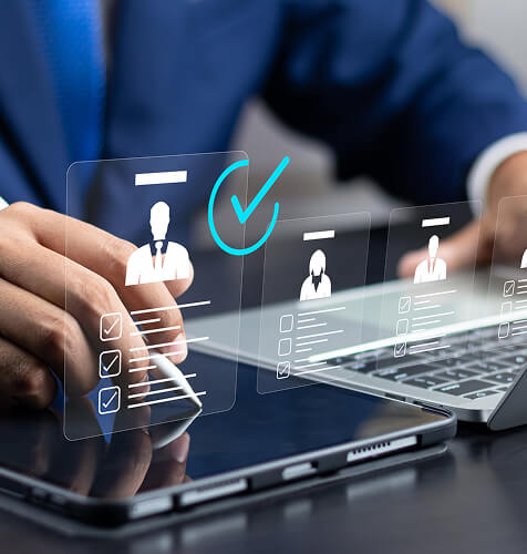 求職者のデータ整備が簡単